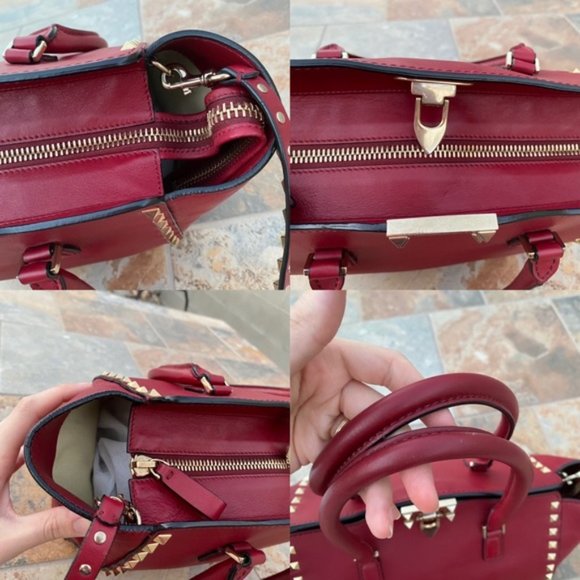 SOLD Valentino Garavani Double Handle Satchel - Picture 11 of 16